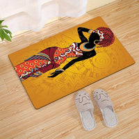 Tapis Motif Femme Africaine