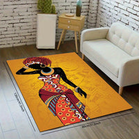 Tapis Motif Femme Africaine