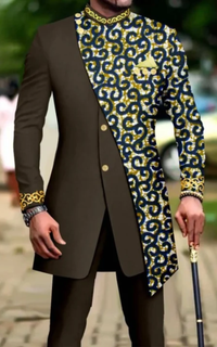 Ensemble Africain Homme Tissu Wax