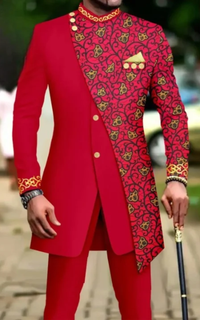 Ensemble Africain Homme Tissu Wax