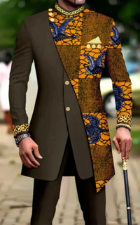 Ensemble Africain Homme Tissu Wax