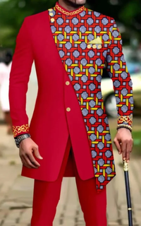 Ensemble Africain Homme Tissu Wax