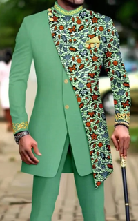 Ensemble Africain Homme Tissu Wax
