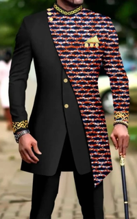 Ensemble Africain Homme Tissu Wax