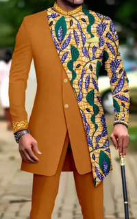 Ensemble Africain Homme Tissu Wax