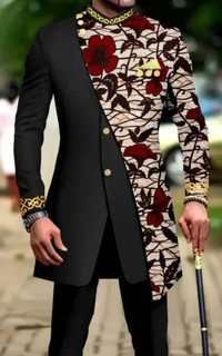 Ensemble Africain Homme Tissu Wax