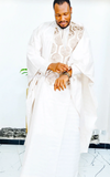 Ensemble Africain Homme Bazin Blanc