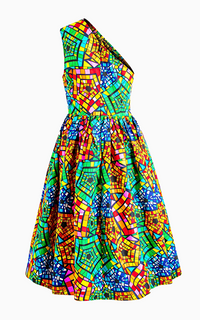 Robe Africaine Epaule Dénudée