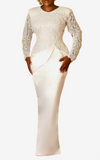 ﻿Robe Africaine Moulante Blanche