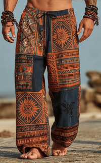 Pantalon Africain Imprimé Tribal