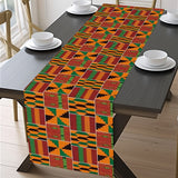 Chemin de Table Africain Motif Kente