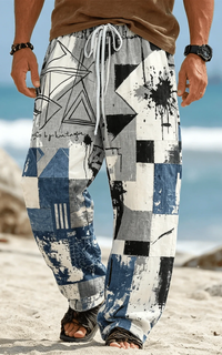 Pantalon Homme Africain Patchwork