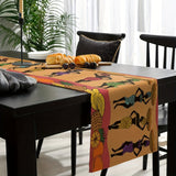 Chemin de Table Silhouette Femme Africaines