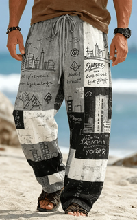 Pantalon Homme Africain Patchwork