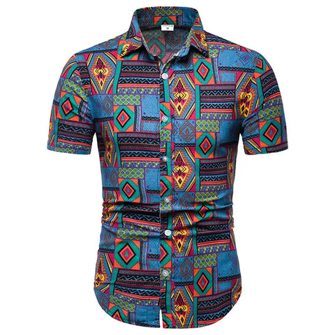 Chemise Homme Motif Africain