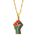 Pendentif Poing Africain Levé