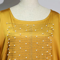 Robe Africaine Elegante À Perle