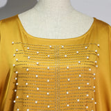 Robe Africaine Elegante À Perle