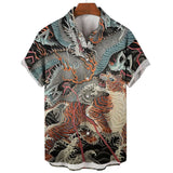 Chemise Africaine Homme Tigrée