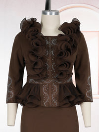 Robe Africaine À Volants