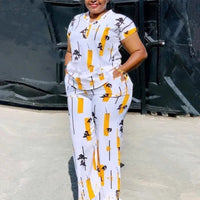 Ensemble Chemisier Africain Femme
