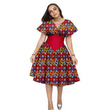 Robe Africaine Manches Évasées