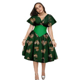 Robe Africaine Manches Évasées