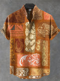 Chemise Homme Africain Vintage