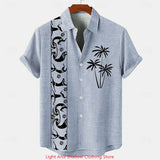 Chemise Africaine Homme Manches Courtes Boutonné