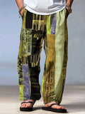 Pantalon Africain Homme Motif Géométrique