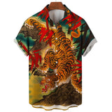 Chemise Africaine Homme Tigrée