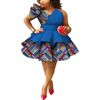 Robe Africaine Wax Bretelles