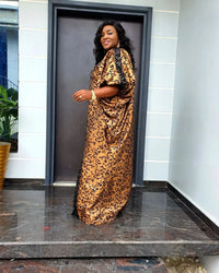 Robe Africaine Femme Ocre