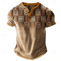 T Shirt Homme Africain Henley