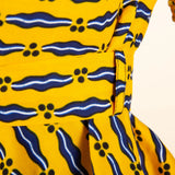 Ensemble Africain Imprimé À Col Slash