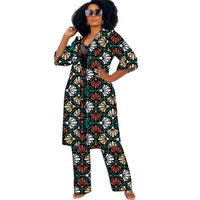Ensemble Africain Femme Manteau