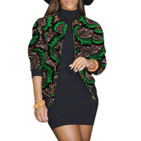 Bombers Femme Motif Africain