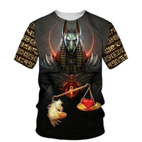 T Shirt Egyptien Motif Dieu