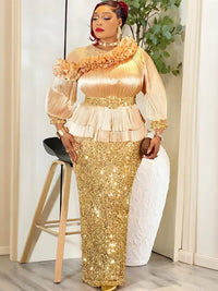 Robe Soirée Africaine Grande Taille