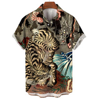 Chemise Africaine Homme Tigrée