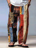 Pantalon Africain Homme Motif Géométrique