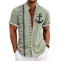 Chemise Africaine Manche Courte Lin