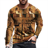 T Shirt Africain Tribal Manche Longue