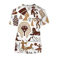 T Shirt Rétro Égyptien