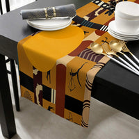 Chemin de Table Motif Femme Africain