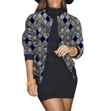 Bombers Femme Motif Africain