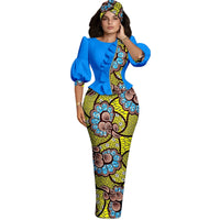 Ensemble Africain Manches Lanternes