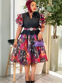 Robe Africaine Evasée