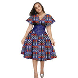 Robe Africaine Manches Évasées