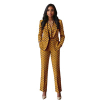 Ensemble Blazer À Simple Boutonnage